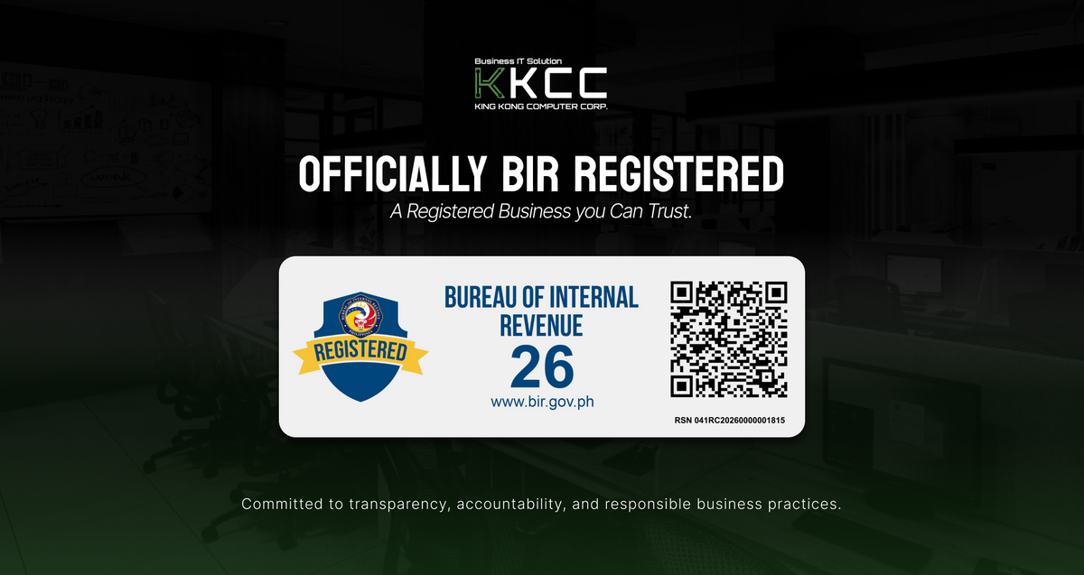 📢 OFFICIAL BUSINESS NOTICE | BIR REGISTRATION SEAL