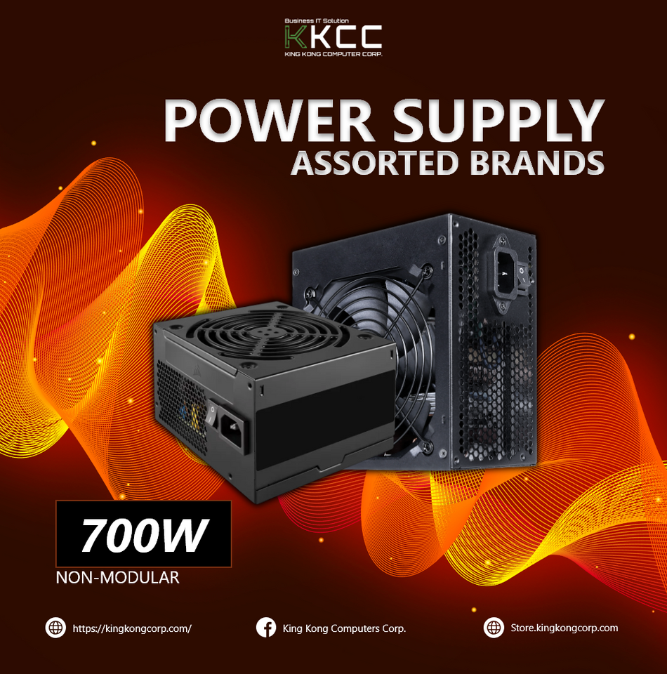 700W POWER SUPPLY | NON-MODULAR | ASSORTED BRANDS (SLIGHTLY USED)