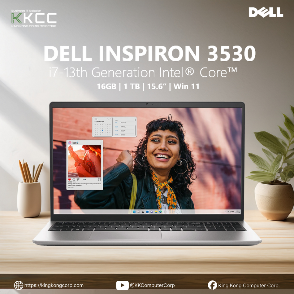 DELL INSPIRON 3530 | i7-13TH GEN | 16GB | 512gb to 1TB | Win11 Pro | 15.6"