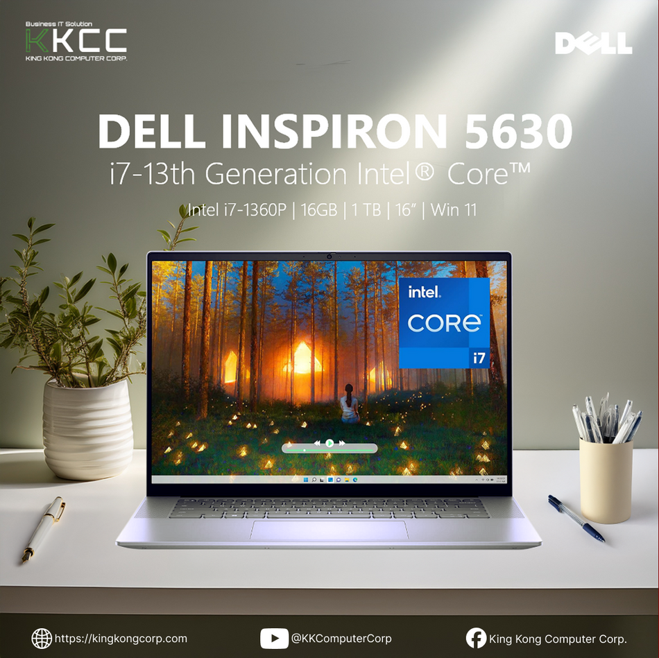 DELL INSPIRON 5630 | I7-13TH GEN | 16GB | 1TB SSD | Win 11 Pro | 16" Inch