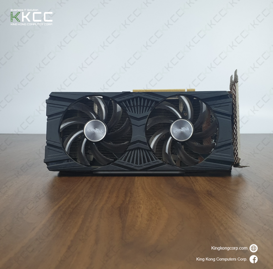 EMTEK XENON GTX 1660 TI STORMX DUAL OC | 6GB GDDR6 | 192-BIT | (SLIGHTY USED)