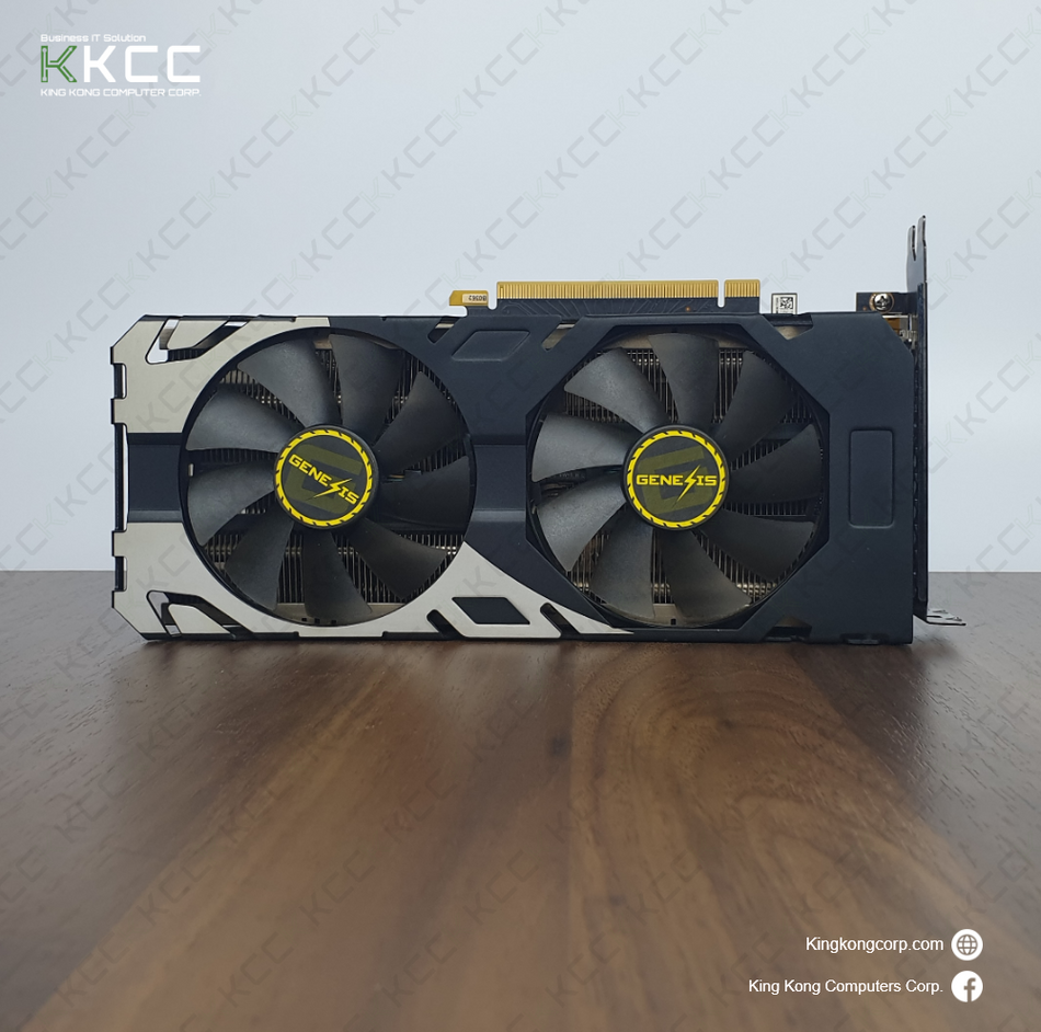 GENESIS GEFORCE RTX 2060 GPU | 6GB DDR6 | 192-BIT | Display Port x3 | HDMI | (SLIGHTLY USED)