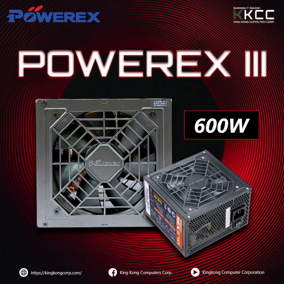 POWEREX - REX III 600W (SLIGHTLY USED)