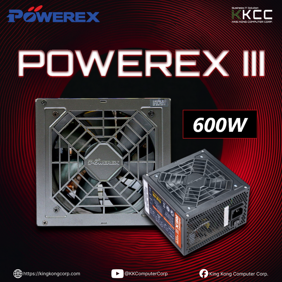 POWEREX - REX III 600W (SLIGHTLY USED)