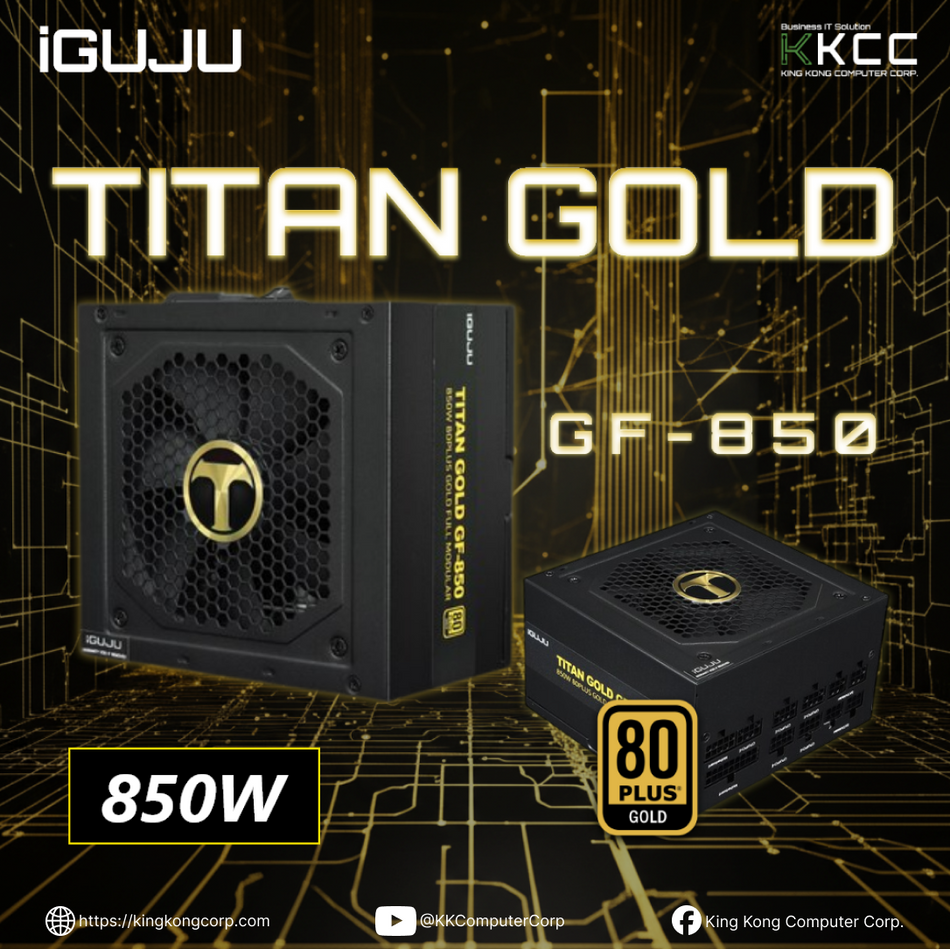IGUJU TITAN GOLD 850W - (SLIGHTLY USED)
