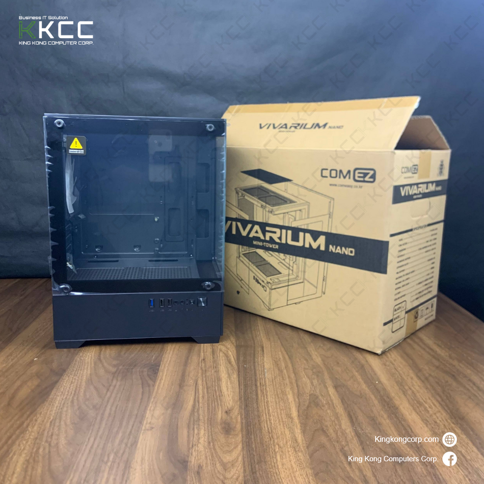 COM EZ CASE | VIVARIUM NANO MINI TOWER | MICRO-ATX | MINI ATX | 4EA (BRAND NEW)